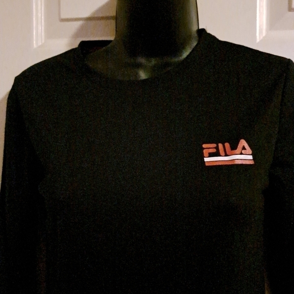 Fila black blouse size small 5/$25 - Picture 2 of 5